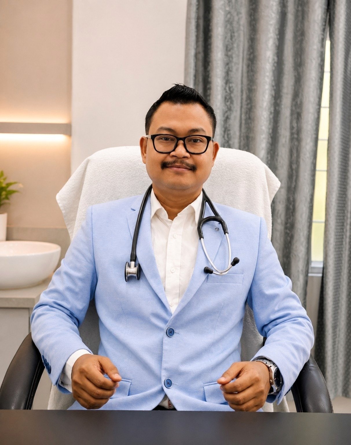 Professional portrait of Dr. Sachin Swargiary