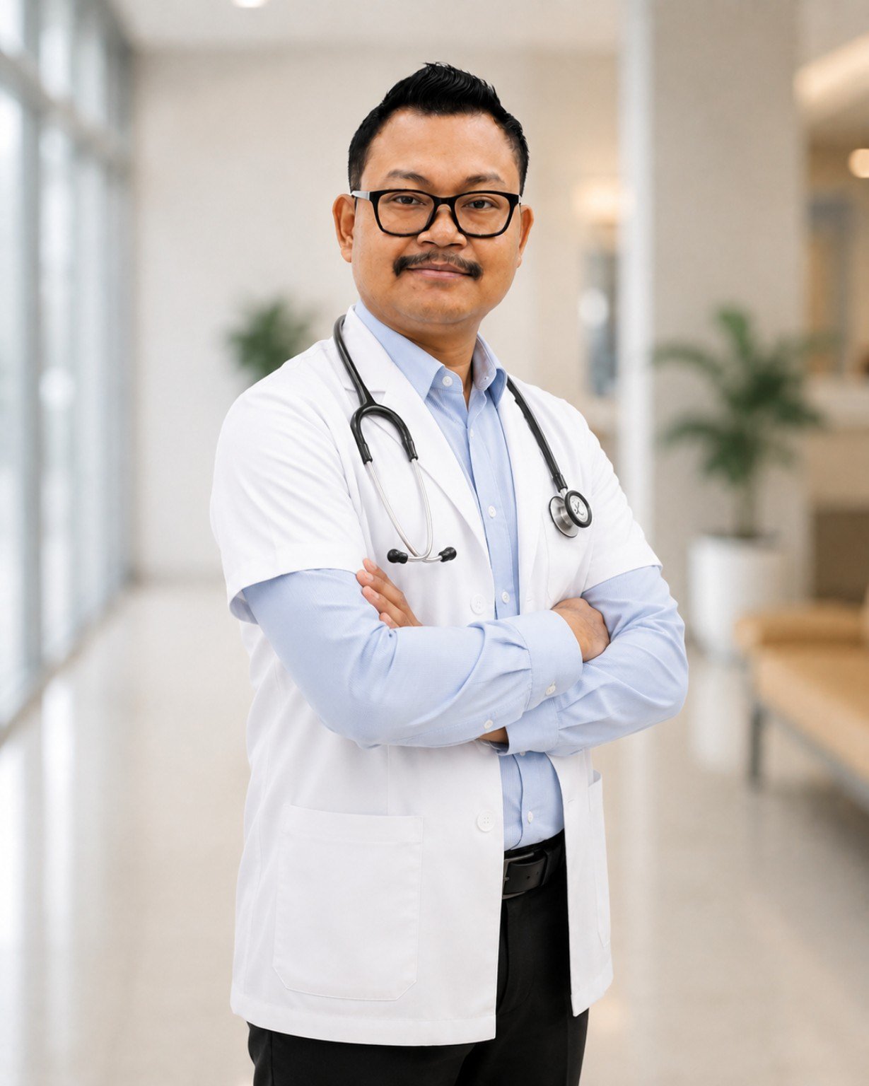 Professional physician portrait